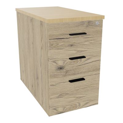 EXTENSION SUR CAISSON HAUTEURP80XL43,2 cm - 3 TIROIRS DONT 1DS TOP EP25MM R3 R1 SG