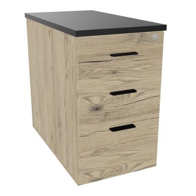 EXTENSION SUR CAISSON HAUTEUR P80XL43,2 cm - 3 TIROIRS DONT 1DS TOP EP25MM R3 R9 SG