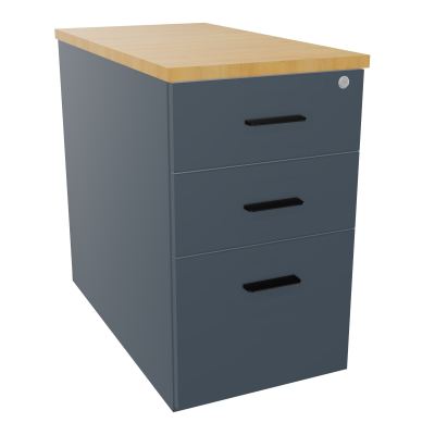 EXTENSION SUR CAISSON HAUTEUR P80XL43,2 cm - 3 TIROIRS DONT 1DS TOP EP25MM R6 R5 SG
