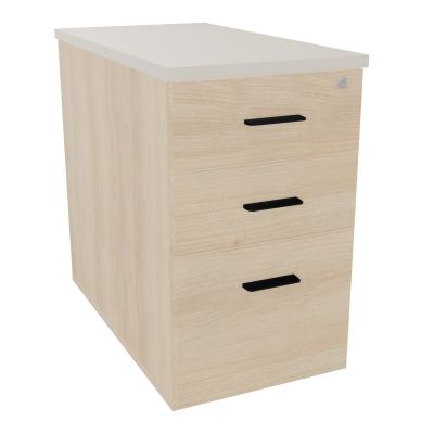 EXTENSION SUR CAISSON HAUTEUR P80XL43,2 cm - 3 TIROIRS DONT 1DS TOP EP25MM RZ N5 SG