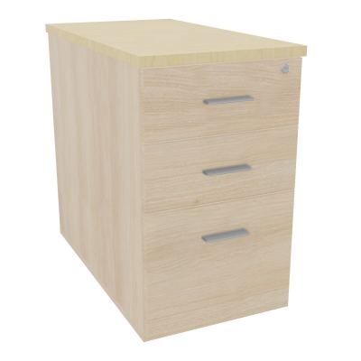 EXTENSION SUR CAISSON HAUTEUR P80XL43,2 cm - 3 TIROIRS DONT 1DS TOP EP25MM RZ N8 SB