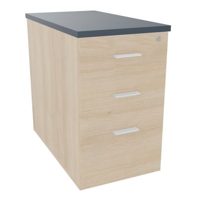 EXTENSION SUR CAISSON HAUTEUR P80XL43,2 cm - 3 TIROIRS DONT 1DS TOP EP25MM RZ R6 SO