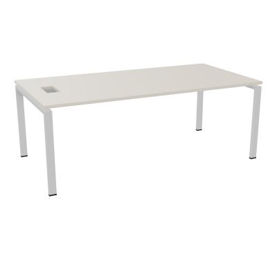RIO BUREAU RECT. L200XP100CMPERCE TRAPPE LATERALE + GOULOTTEL30  N5 SD