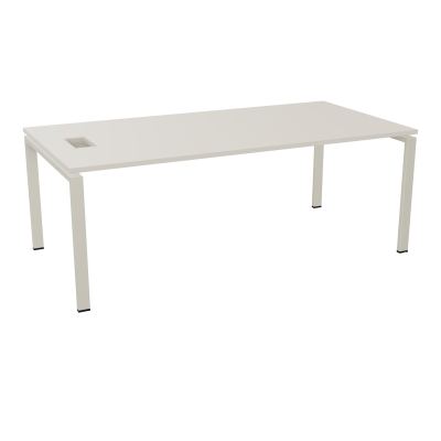 RIO BUREAU RECT. L200XP100CMPERCE TRAPPE LATERALE + GOULOTTEL30  N5 ZC