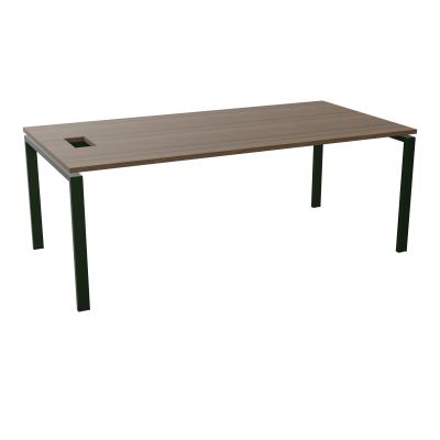 RIO BUREAU RECT. L200XP100CMPERCE TRAPPE LATERALE + GOULOTTEL30  N6 ST