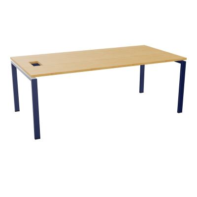 RIO BUREAU RECT. L200XP100CMPERCE TRAPPE LATERALE + GOULOTTEL30  R5 X4
