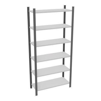 RAYONNAGE H200XL90CM - 6 TAB -PEINT - ELEMENT DEPART