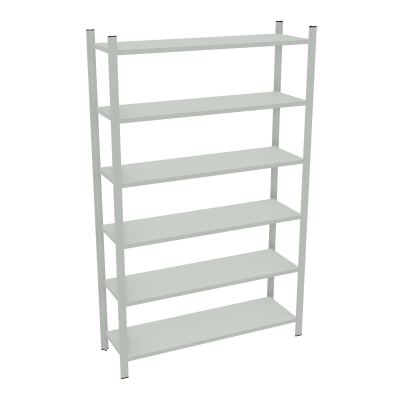 RAYONNAGE H200XL120CM - 6 TAB- GALVANISE - ELEMENT DEPART