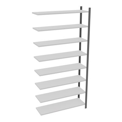 RAYONNAGE H250XL120CM - 8 TAB- PEINT - ELEMENT SUIVANT