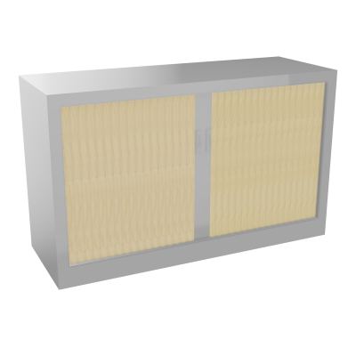 ARMOIRE À RIDEAUX H. 72,6 X L. 120 X P. 43 CM  - EQUIPEE DE 1 TABLETTES