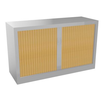 ARMOIRE À RIDEAUX H. 72,6 X L. 120 X P. 43 CM  - EQUIPEE DE 1 TABLETTES