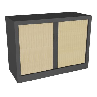 ARMOIRE À RIDEAUX H. 72,6 X L. 100 X P. 43 CM  - EQUIPEE DE 1 TABLETTES