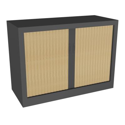 ARMOIRE À RIDEAUX H. 72,6 X L. 100 X P. 43 CM  - EQUIPEE DE 1 TABLETTES