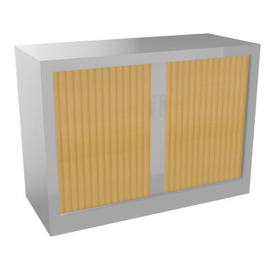 ARMOIRE À RIDEAUX H. 72,6 X L. 100 X P. 43 CM  - EQUIPEE DE 1 TABLETTES