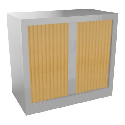 ARMOIRE À RIDEAUX H. 72,6 X L. 80 X P. 43 CM  - EQUIPEE DE 1 TABLETTES