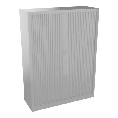 ARMOIRE À RIDEAUX H. 160,8 XL. 120 X P. 43 CM - ÉQUIPEE DE 3 TABLETTES + RAIL