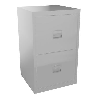 CLASSEUR 2T DS H67,2 L41,3 P40CM GRIS ALU SB