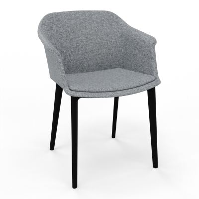 SCOTT FAUTEUIL TISSU 4 PIEDSPOLYPRO B5 SV