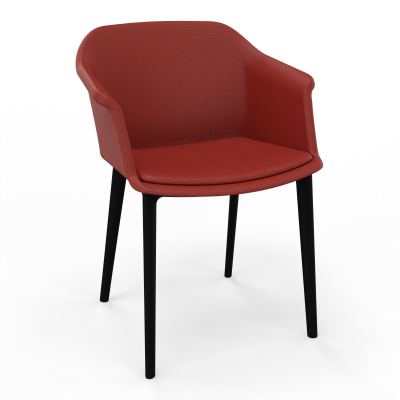 SCOTT FAUTEUIL TISSU 4 PIEDSPOLYPRO E6 SV