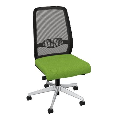 GABIN SIEGE SYNCH. CONFORT RESILLE RLT SOL DUR 50 MM  BK SQ IL