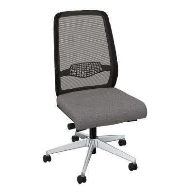 GABIN SIEGE SYNCH. ERGO + TARESILLE RLT SOL DUR FREINEES EN CHARGE  50 MM  BN SQ IL
