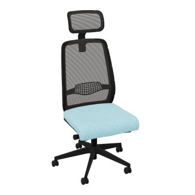 GABIN SIEGE AVEC TETIERE SYNCH. ERGO + TA RESILLE RLT SOL DUR FREINEES EN CHARGE  50 MM