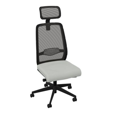 GABIN SIEGE AVEC TETIERE SYNCH. ERGO + TA RESILLE RLT SOL DUR FREINEES EN CHARGE  50 MM