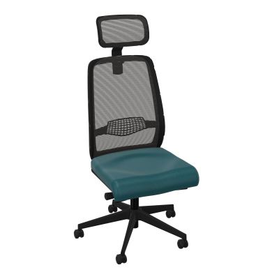 GABIN SIEGE AVEC TETIERE SYNCH. ERGO + TA RESILLE RLT SOL DUR 50 MM  A4 SV IL