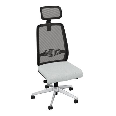 GABIN SIEGE AVEC TETIERE SYNCH. ERGO + TA RESILLE RLT SOL DUR 50 MM  BC SQ IL