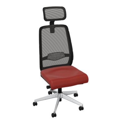 GABIN SIEGE AVEC TETIERE SYNCH. ERGO + TA RESILLE RLT SOL DUR 50 MM  E6 SQ IL