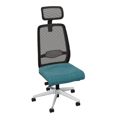 GABIN SIEGE AVEC TETIERE SYNCH. ERGO + TA RESILLE RLT SOL SOUPLE 50 MM  B4 SQ IL