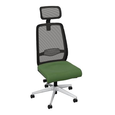 GABIN SIEGE AVEC TETIERE SYNCH. ERGO + TA RESILLE RLT SOL SOUPLE 50 MM  CE SQ IL