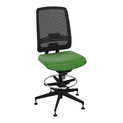 OSCAR 2 SIEGE CONFORT HD RESIL CADRE NOIR ASSISE TISSU-PATINS A1 SV IW