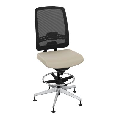 OSCAR 2 SIEGE CONFORT HD RESIL CADRE NOIR ASSISE TISSU-PATINS A2 SQ IW