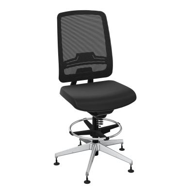 OSCAR 2 SIEGE CONFORT HD RESIL CADRE NOIR ASSISE TISSU-PATINS A6 SQ IW