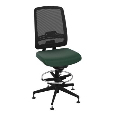 OSCAR 2 SIEGE CONFORT HD RESIL CADRE NOIR ASSISE TISSU-PATINS A9 SV IW