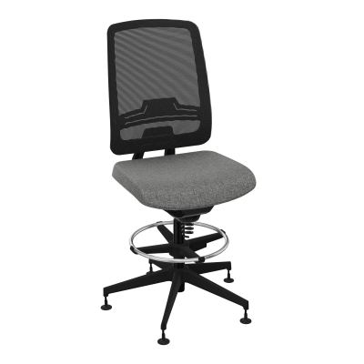 OSCAR 2 SIEGE CONFORT HD RESIL CADRE NOIR ASSISE TISSU-PATINS B1 SV IW