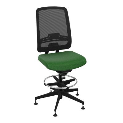 OSCAR 2 SIEGE CONFORT HD RESIL CADRE NOIR ASSISE TISSU-PATINS B2 SV IW