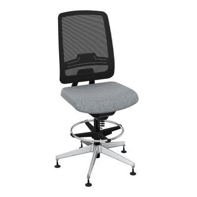 OSCAR 2 SIEGE CONFORT HD RESIL CADRE NOIR ASSISE TISSU-PATINS B5 SQ IW