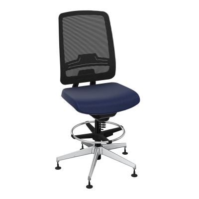 OSCAR 2 SIEGE CONFORT HD RESIL CADRE NOIR ASSISE TISSU-PATINS B6 SQ IW