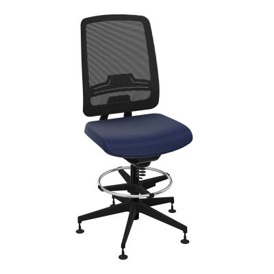 OSCAR 2 SIEGE CONFORT HD RESIL CADRE NOIR ASSISE TISSU-PATINS B6 SV IW