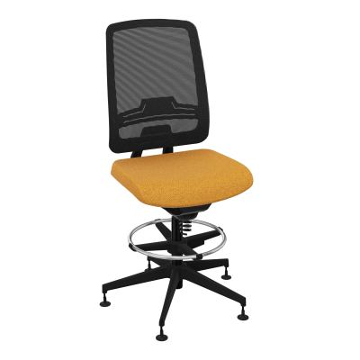 OSCAR 2 SIEGE CONFORT HD RESIL CADRE NOIR ASSISE TISSU-PATINS BO SV IW