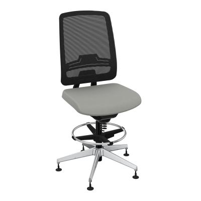 OSCAR 2 SIEGE CONFORT HD RESIL CADRE NOIR ASSISE TISSU-PATINS CA SQ IW