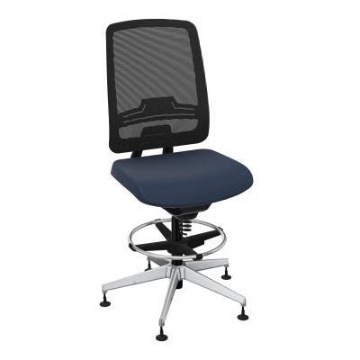 OSCAR 2 SIEGE CONFORT HD RESIL CADRE NOIR ASSISE TISSU-PATINS CC SQ IW