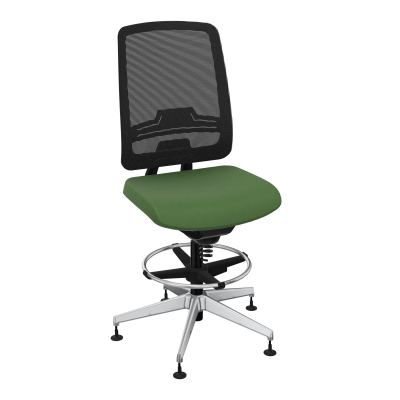 OSCAR 2 SIEGE CONFORT HD RESIL CADRE NOIR ASSISE TISSU-PATINS CE SQ IW