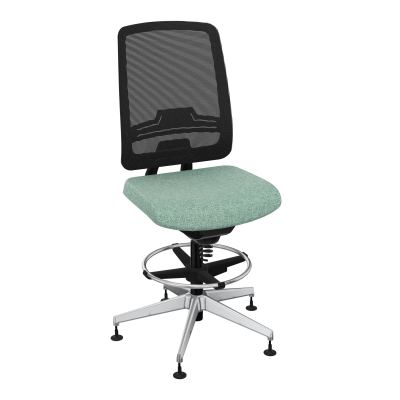 OSCAR 2 SIEGE CONFORT HD RESIL CADRE NOIR ASSISE TISSU-PATINS E7 SQ IW