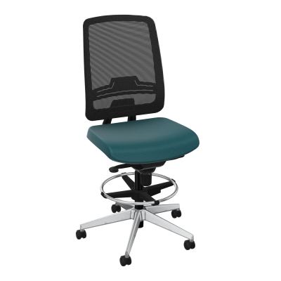 OSCAR 2 SIEGE CONFORT HD RESIL CADRE NOIR ASSISE TISSU-ROUL SOL DUR FREIN EN CHARGE A4 SQ