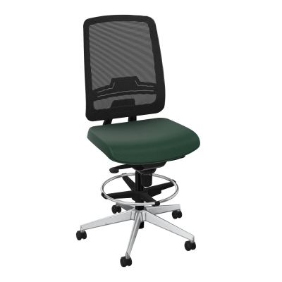 OSCAR 2 SIEGE CONFORT HD RESIL CADRE NOIR ASSISE TISSU-ROUL SOL DUR FREIN EN CHARGE A9 SQ