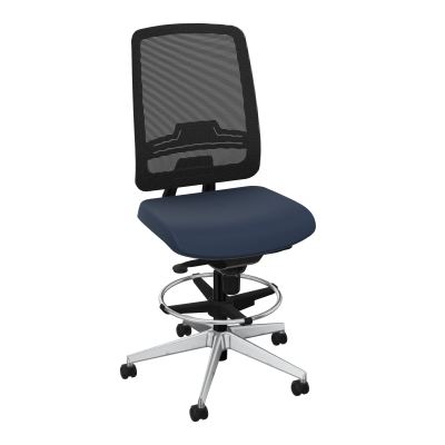 OSCAR 2 SIEGE CONFORT HD RESIL CADRE NOIR ASSISE TISSU-ROUL SOL DUR FREIN EN CHARGE CC SQ