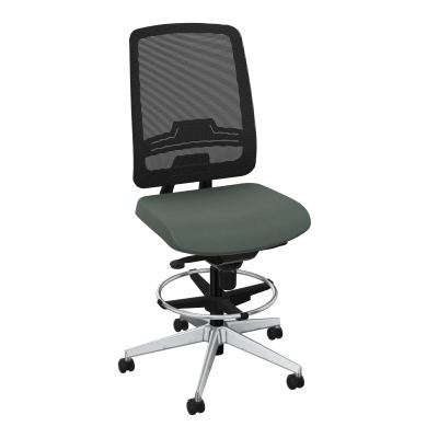 OSCAR 2 SIEGE CONFORT HD RESIL CADRE NOIR ASSISE TISSU-ROUL SOL DUR FREIN EN CHARGE CF SQ